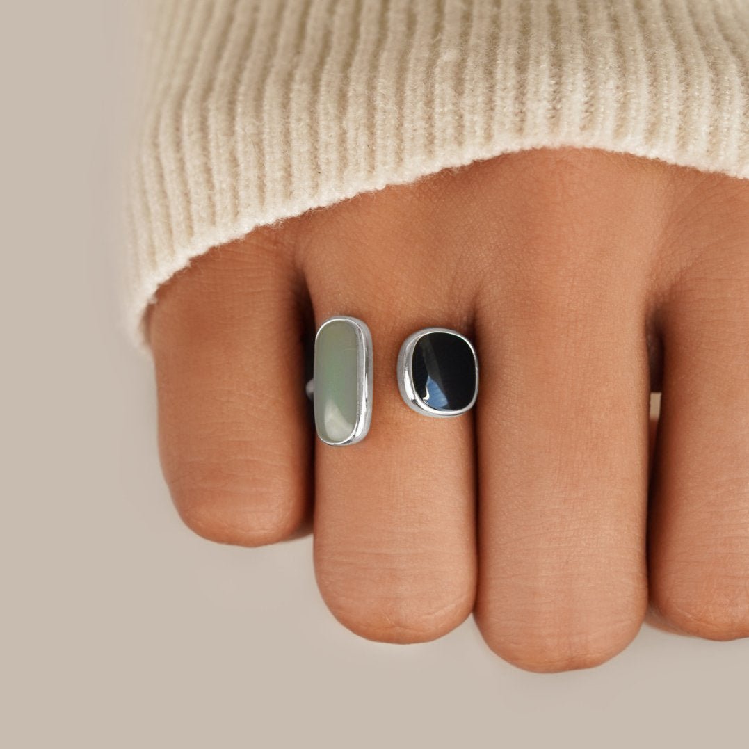 Bague argentée «Confiance»