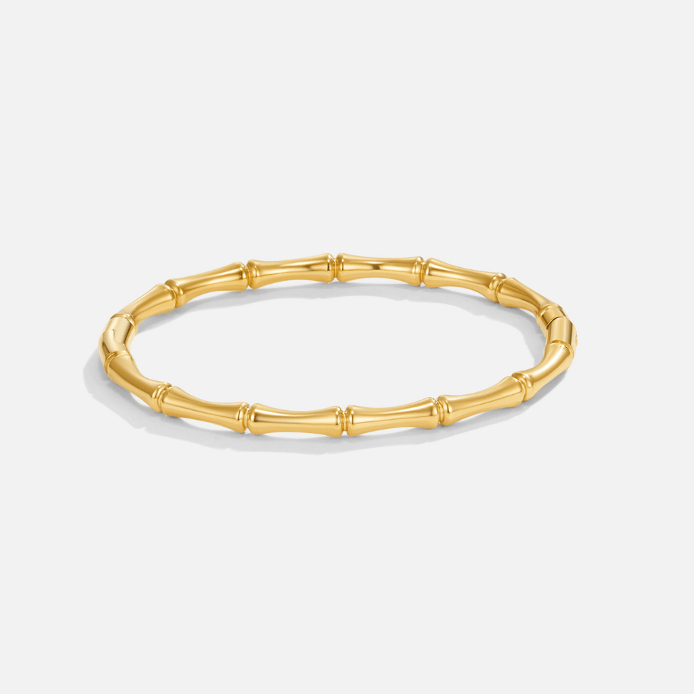 Bracelet jonc Bambou doré