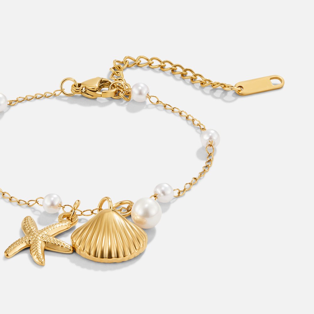 Bracelet avec coquillages