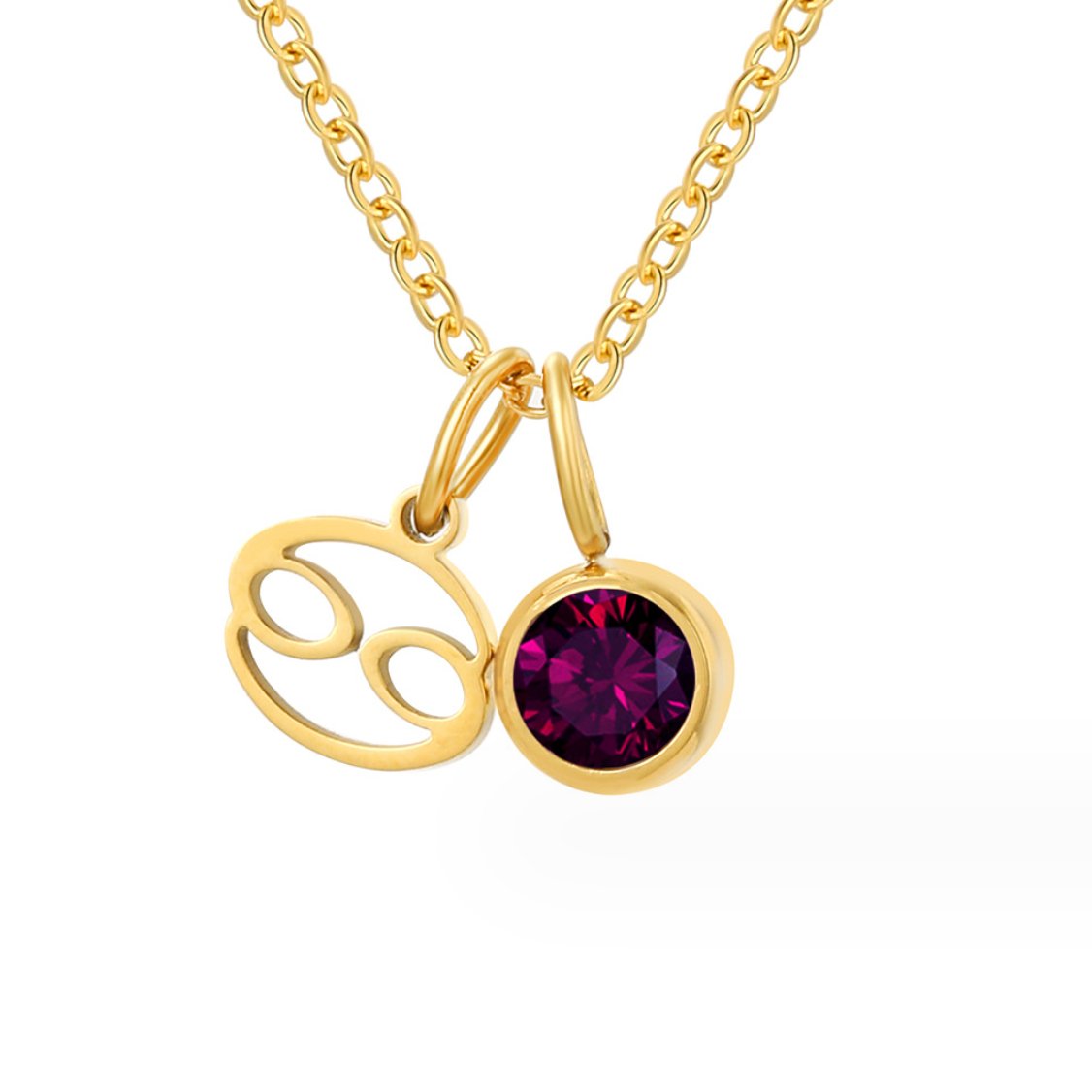 Le collier de pierre de naissance zodiaque