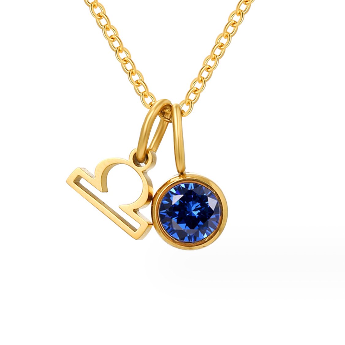 Le collier de pierre de naissance zodiaque