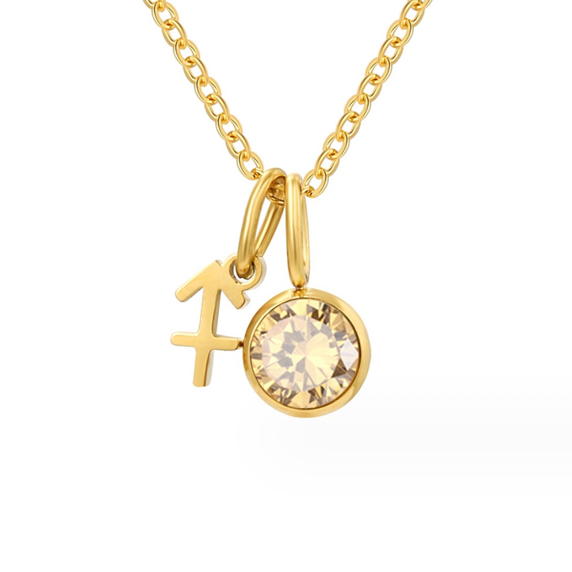 Le collier de pierre de naissance zodiaque