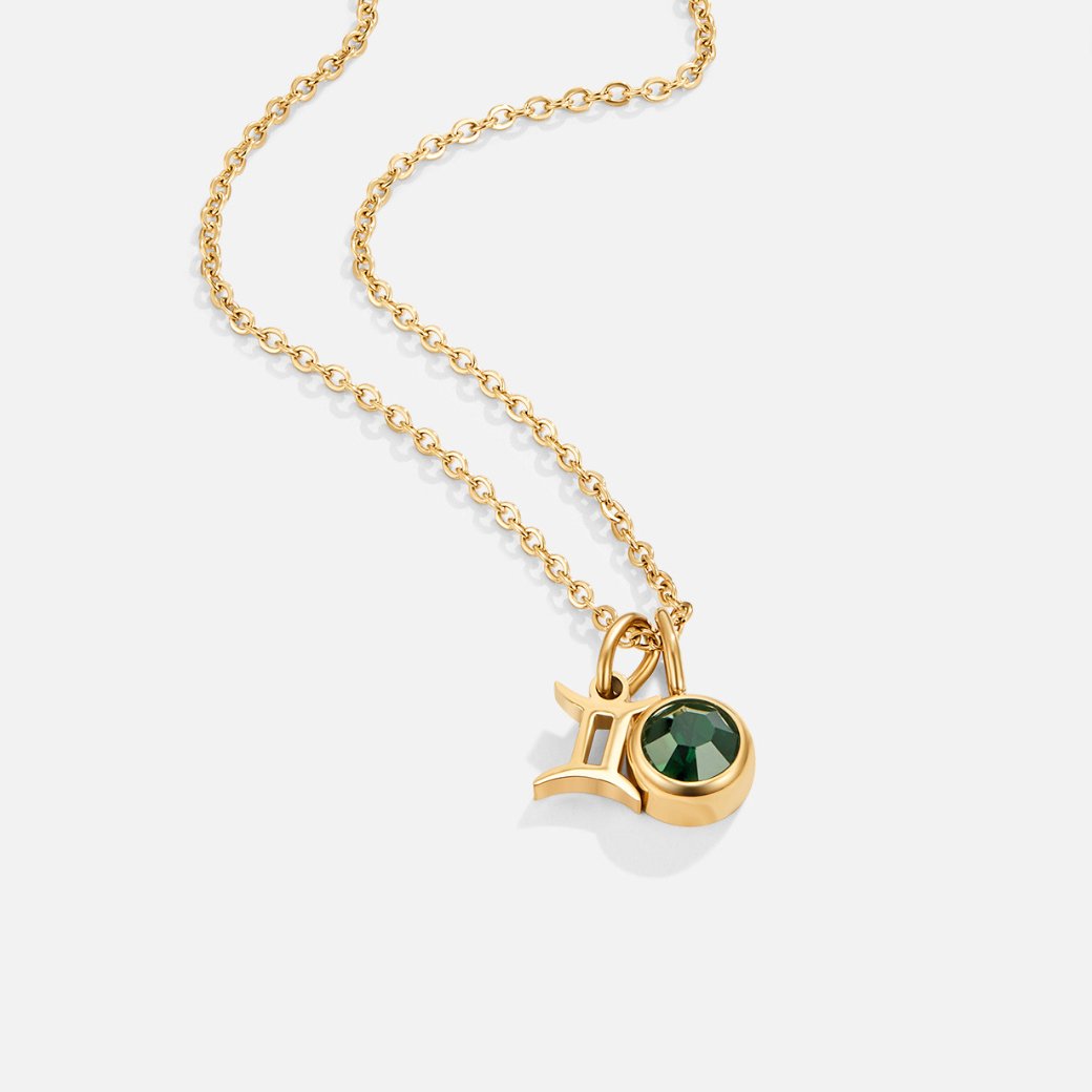 Le collier de pierre de naissance zodiaque
