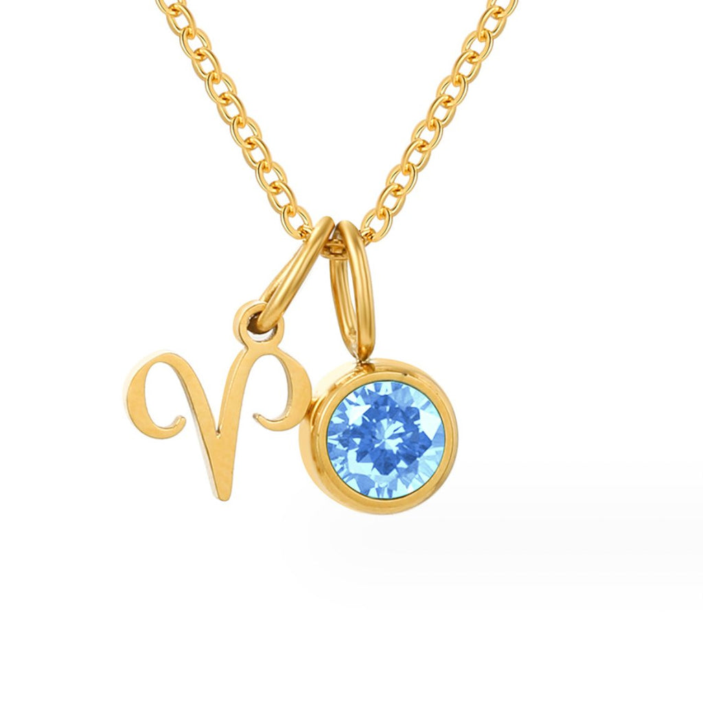 Le collier de pierre de naissance zodiaque