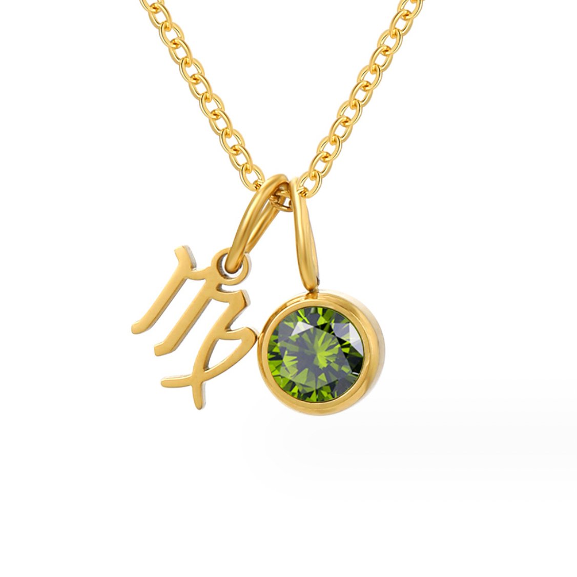 Le collier de pierre de naissance zodiaque