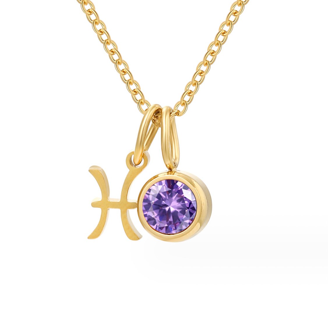 Le collier de pierre de naissance zodiaque