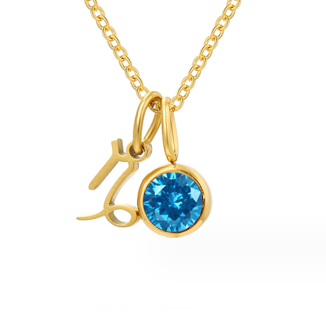 Le collier de pierre de naissance zodiaque