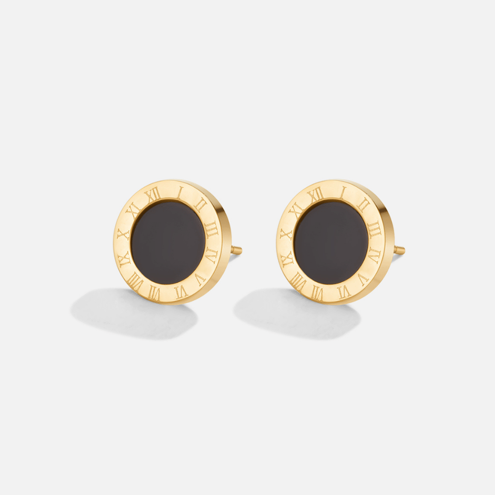 Boucles d'oreilles clous bouton Cecilia