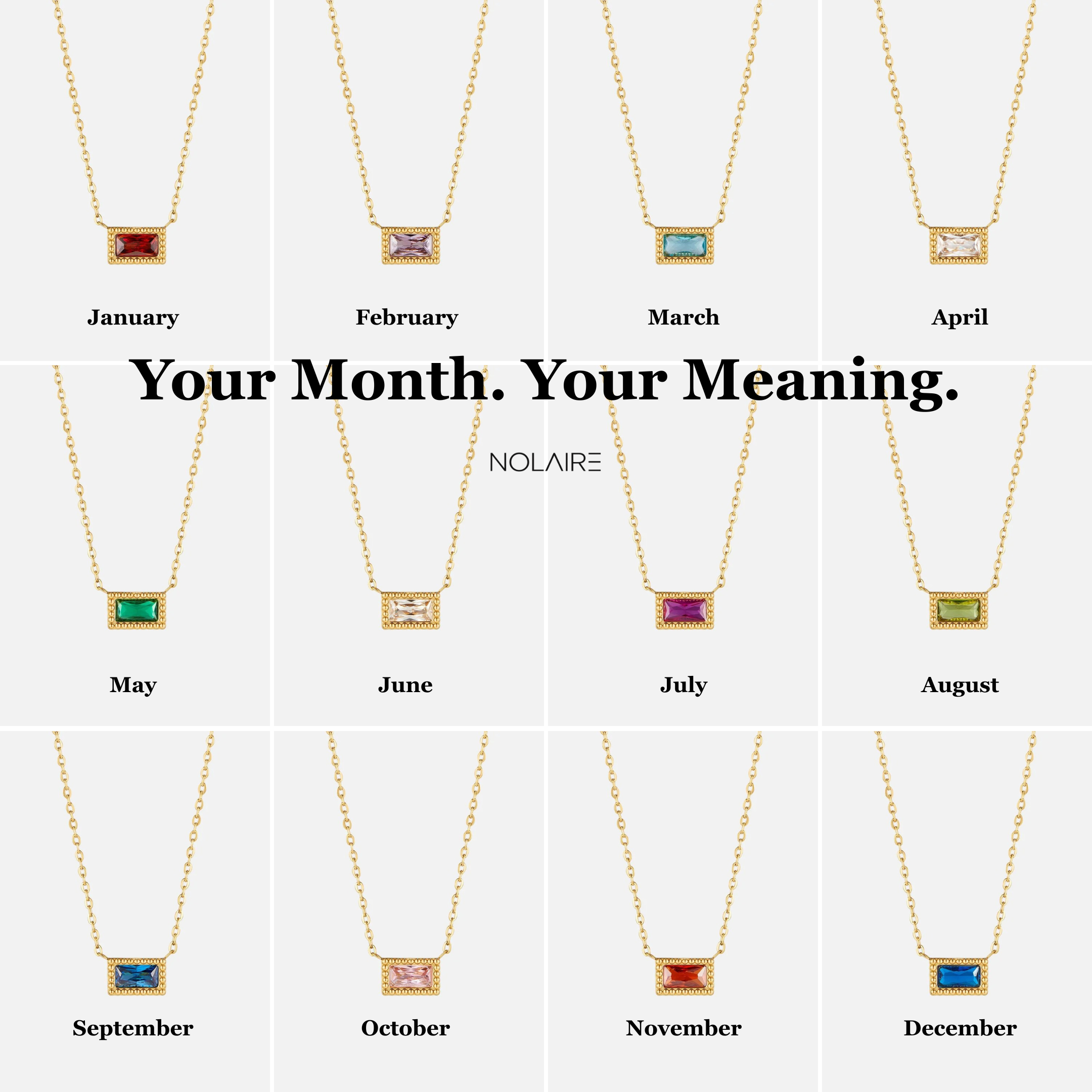 Le collier pierre de naissance