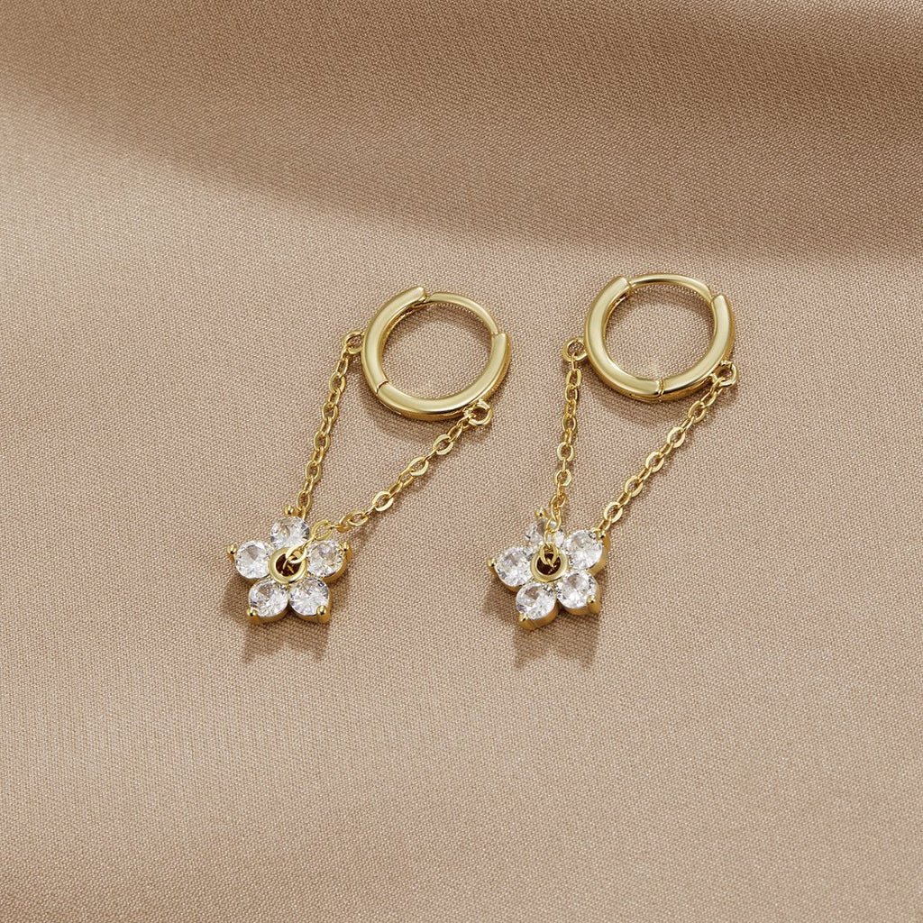 Boucles d'oreilles épanouies