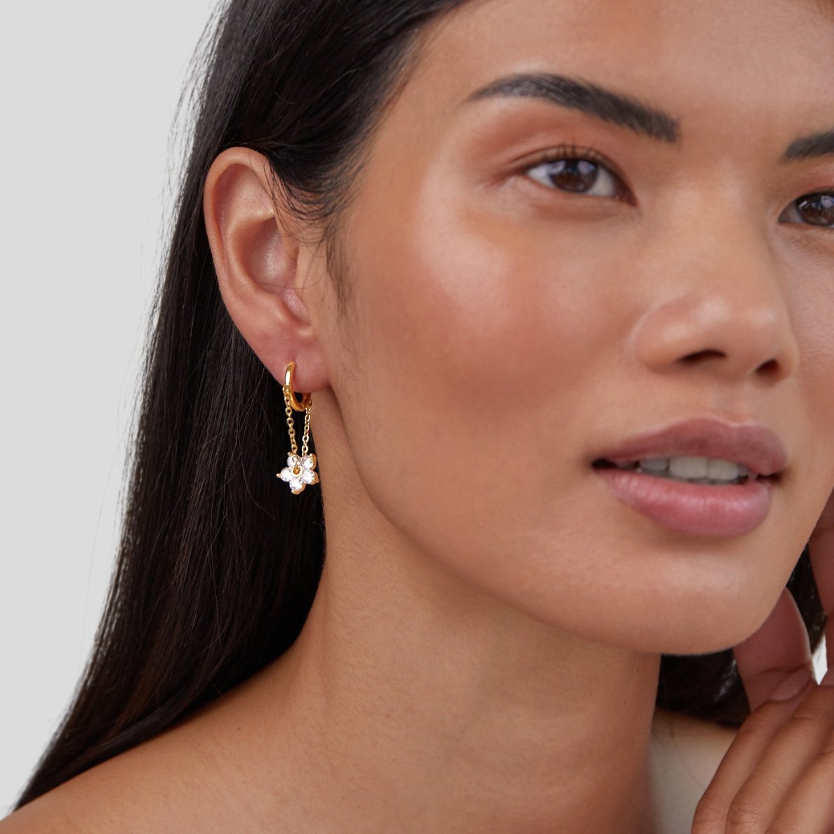 Boucles d'oreilles épanouies