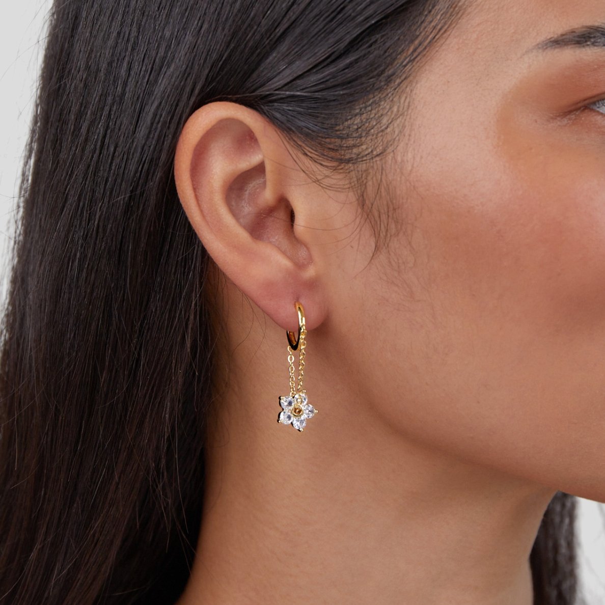 Boucles d'oreilles épanouies