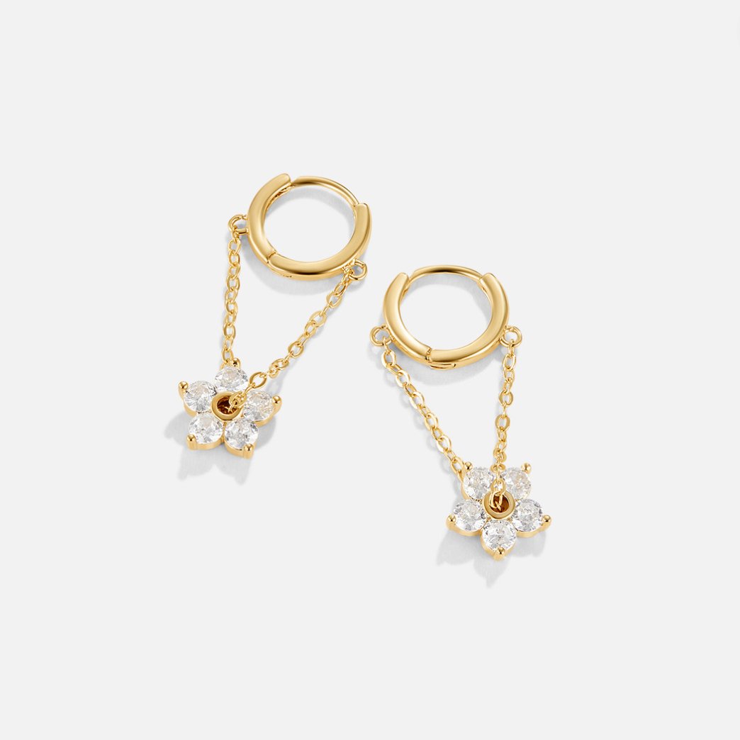 Boucles d'oreilles épanouies