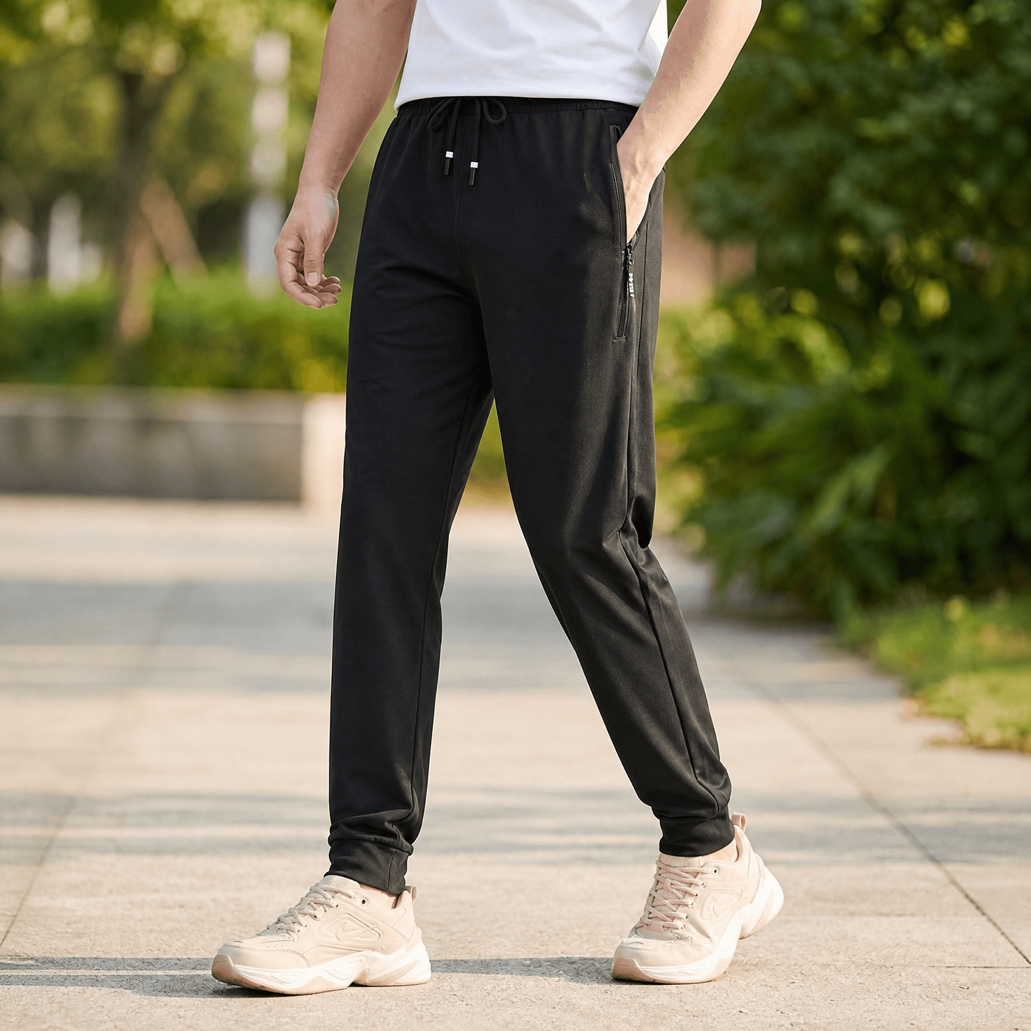 Pantalon Femme Breezeline – Soie Glacée, Décontracté et Frais