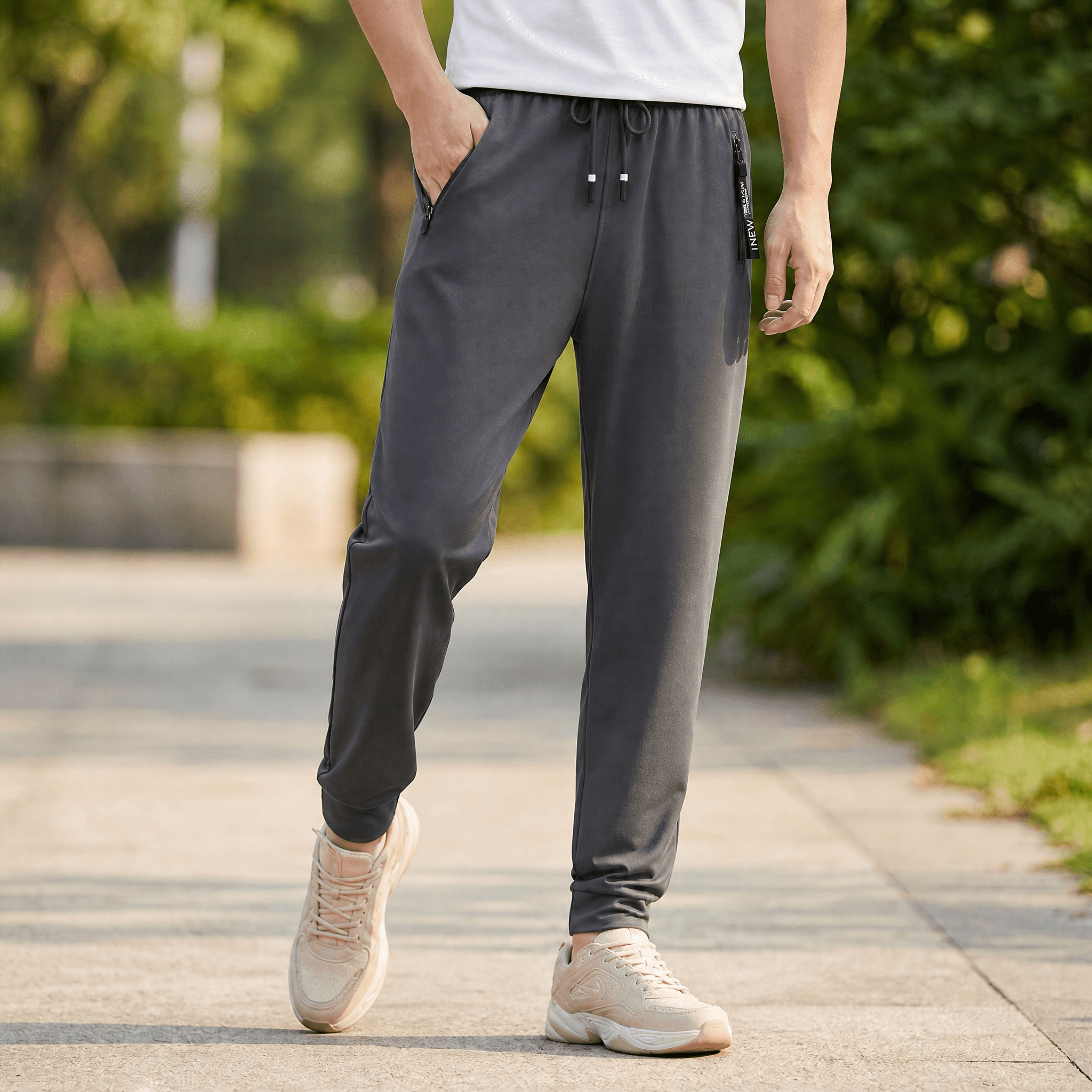 Pantalon Femme Breezeline – Soie Glacée, Décontracté et Frais