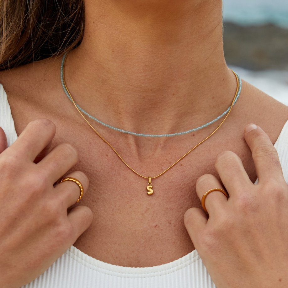Collier Lettres Bulles