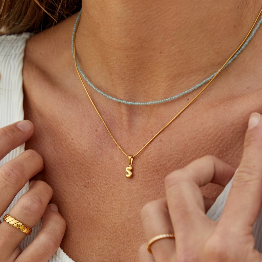 Collier Lettres Bulles