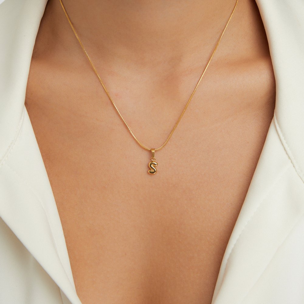 Collier Lettres Bulles