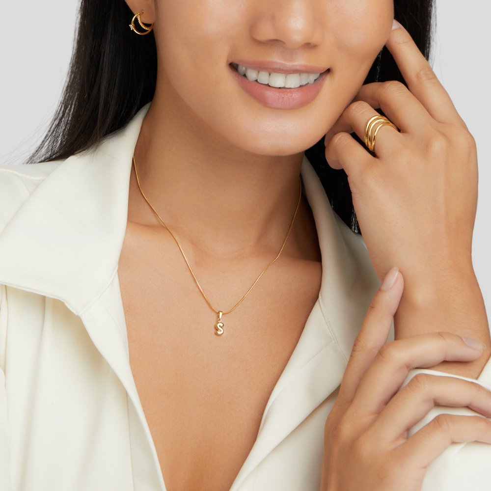 Collier Lettres Bulles
