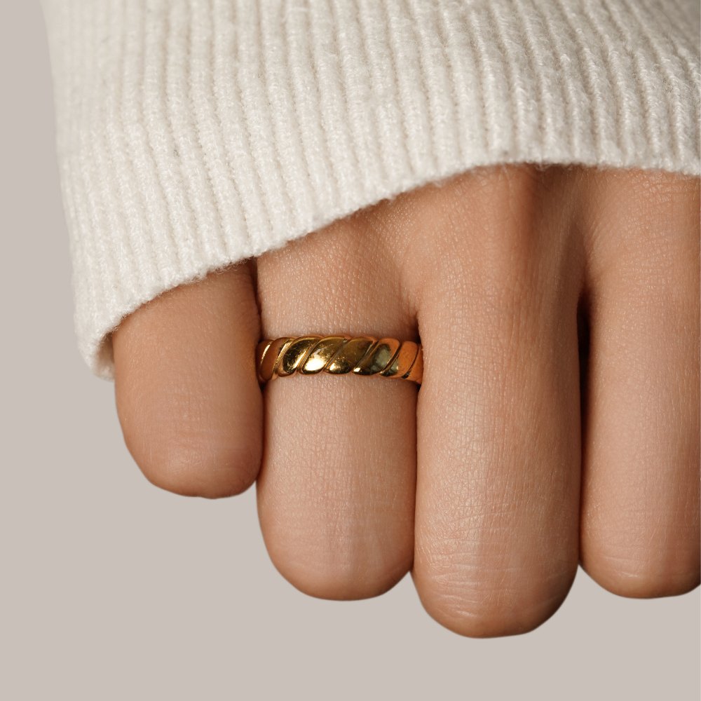 Bague infini torsadée Amelie Calira