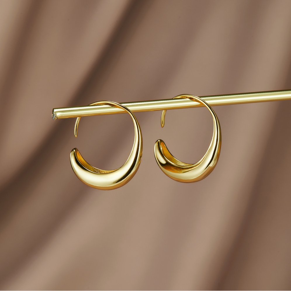 Boucles d'oreilles créoles discrètes