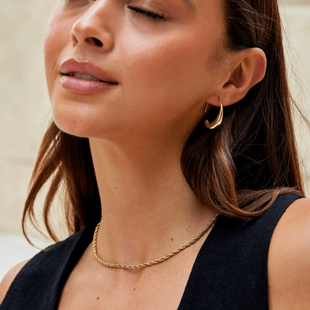 Boucles d'oreilles créoles discrètes