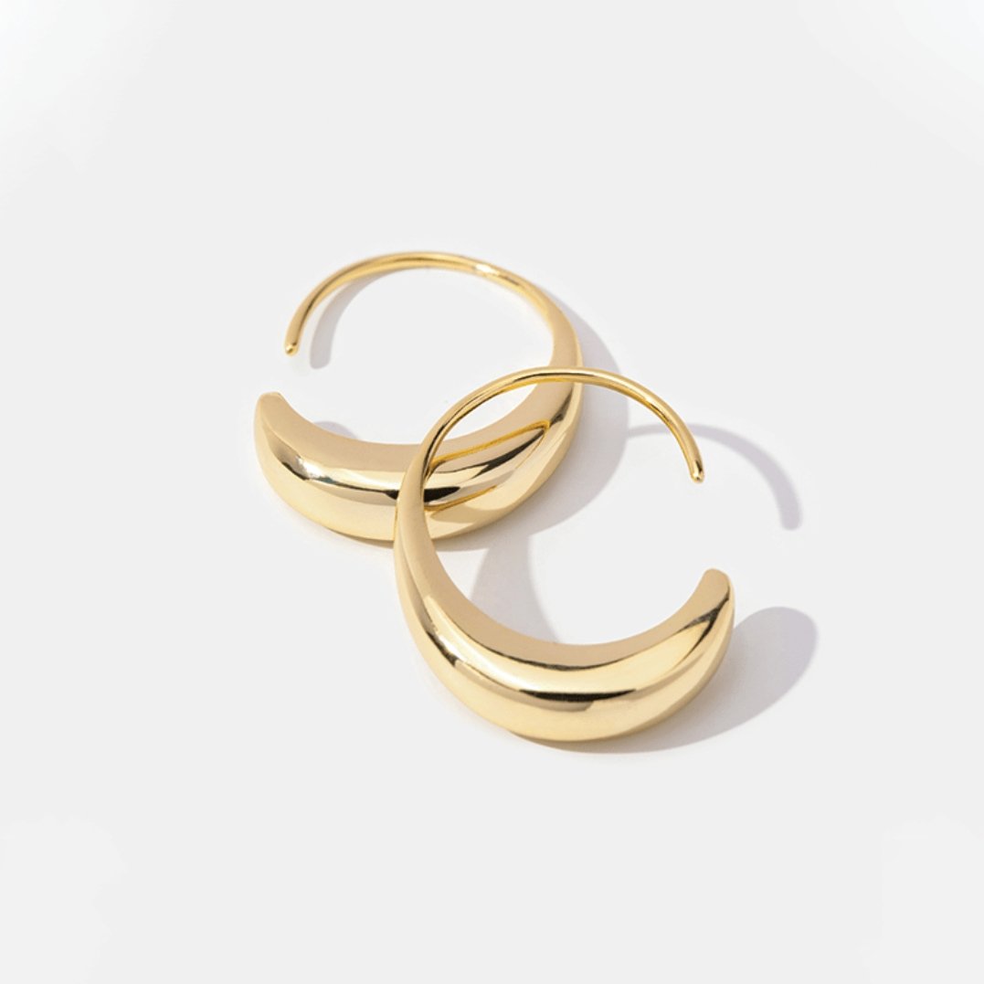 Boucles d'oreilles créoles discrètes