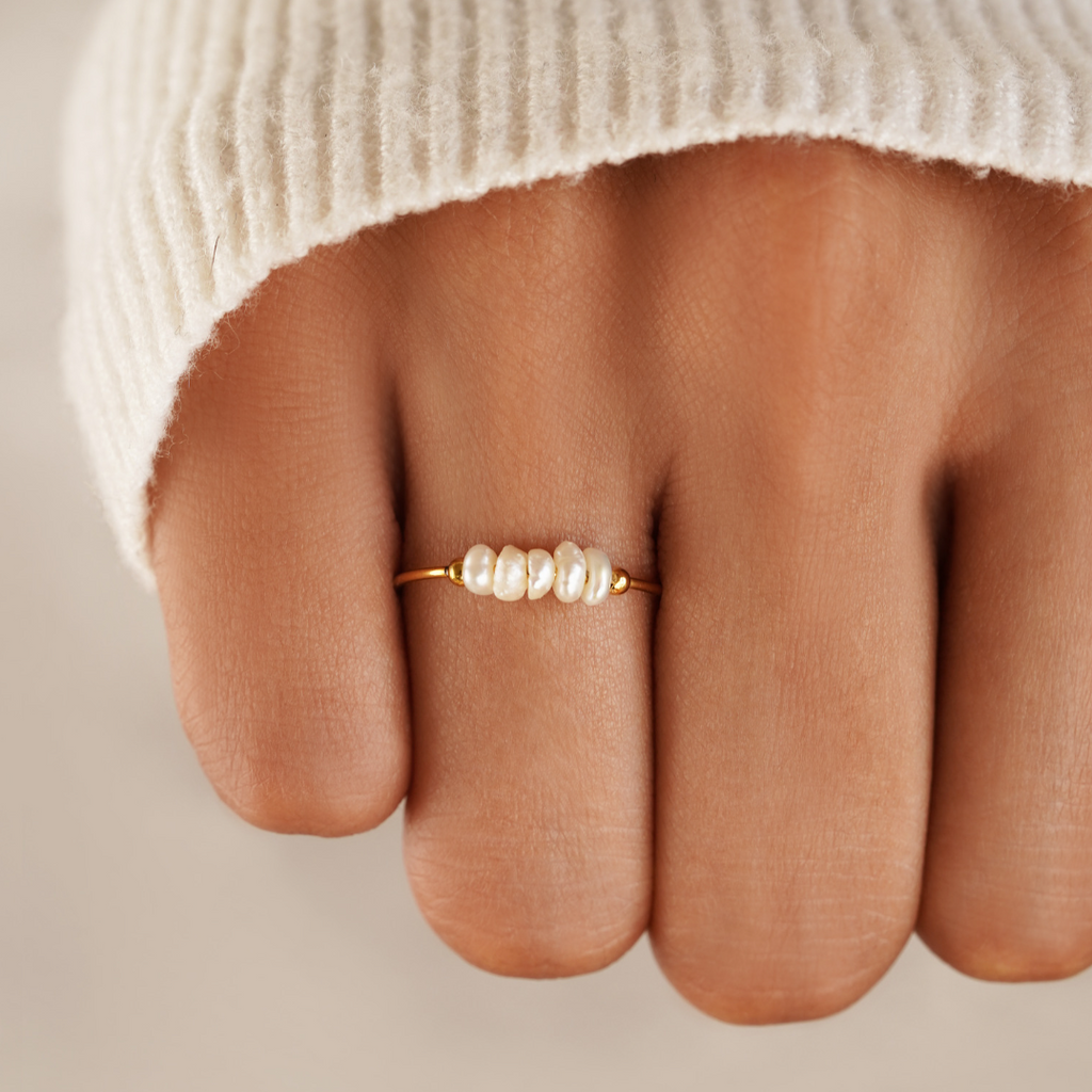Bague Classique Perles d'Eau Douce