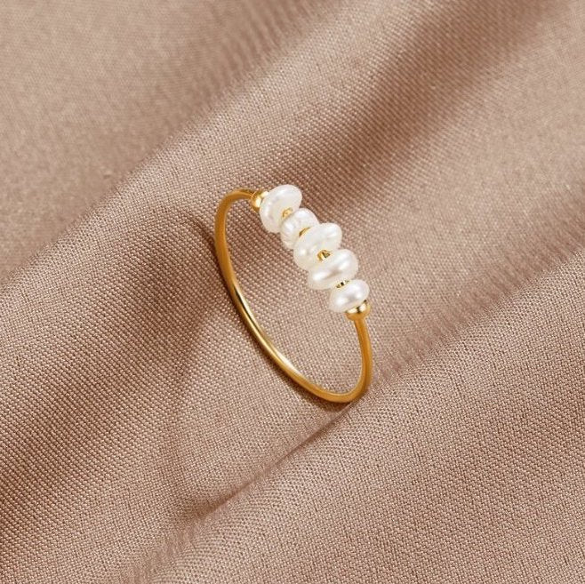 Bague Classique Perles d'Eau Douce