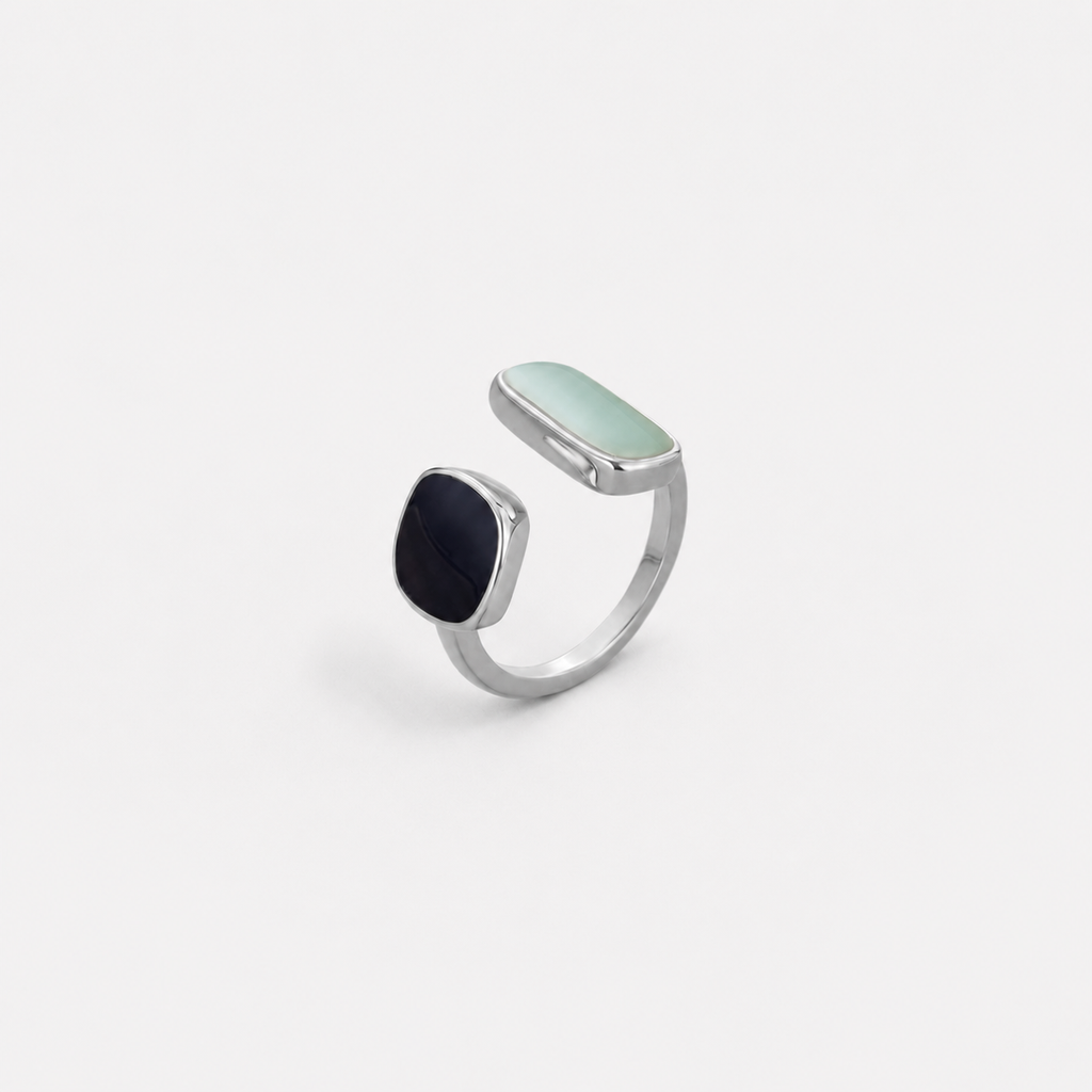 Bague argentée «Confiance»