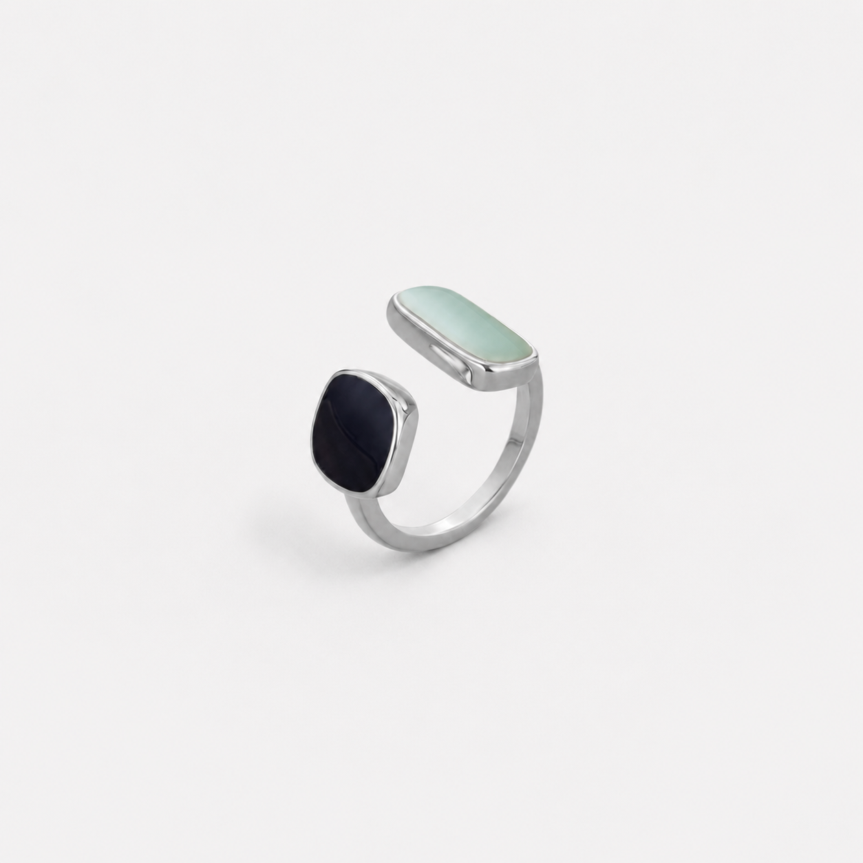 Bague argentée «Confiance»