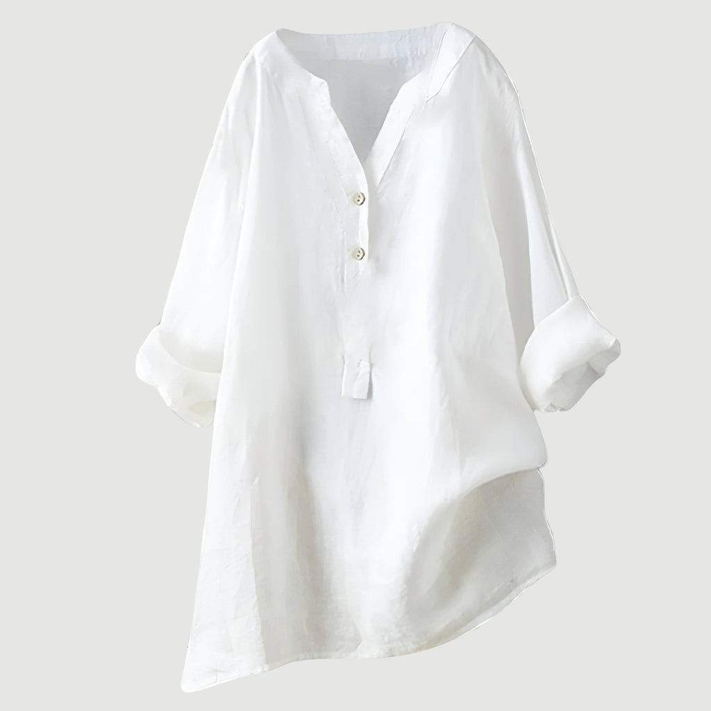 Top femme en lin léger | Style estival ample