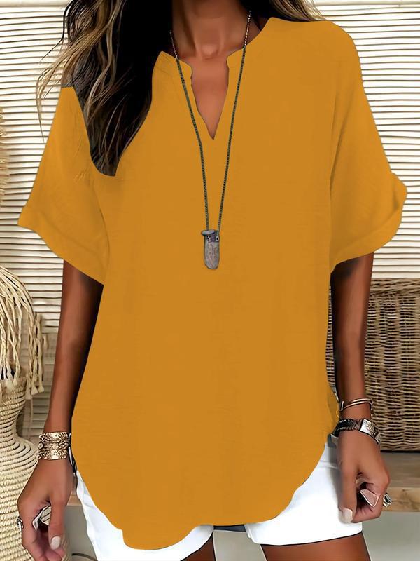 Blouse Xalina avec décolleté en V