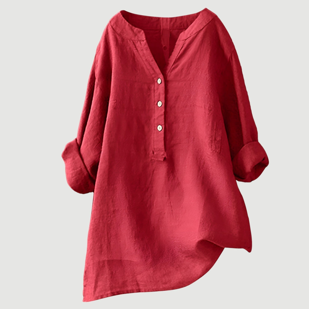 Top femme en lin léger | Style estival ample