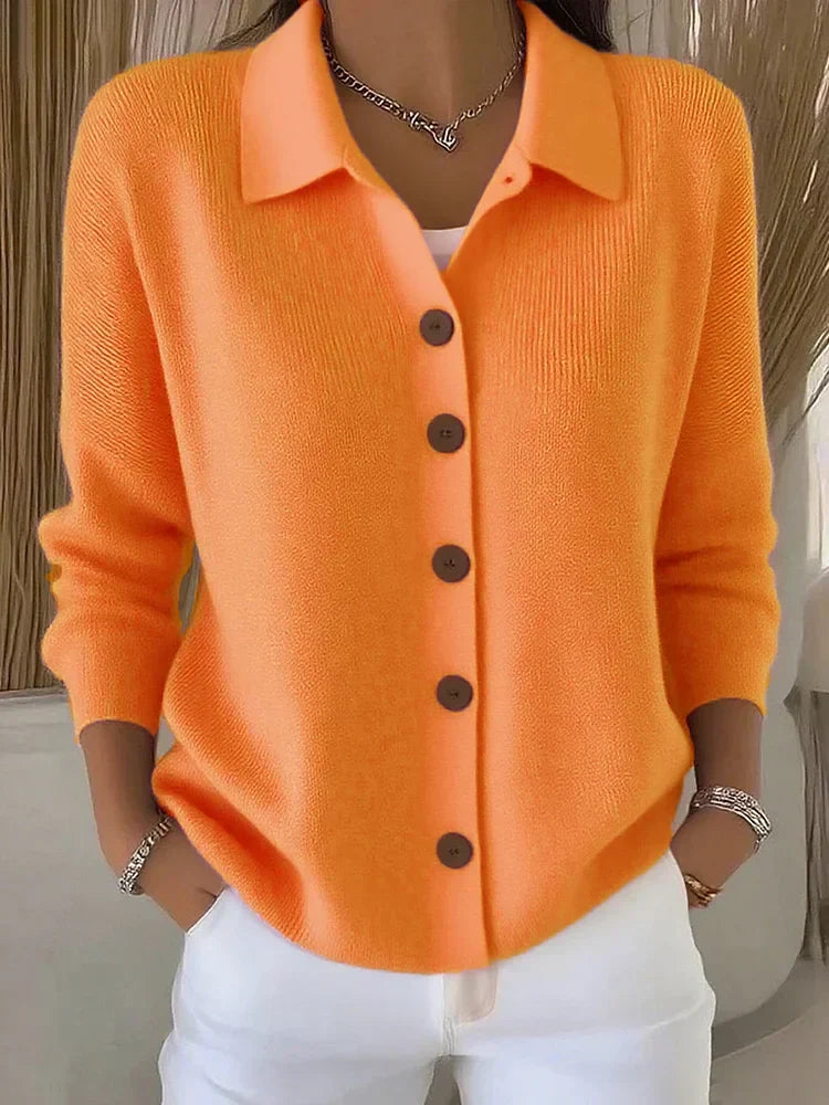 Cardigan féminin avec boutons