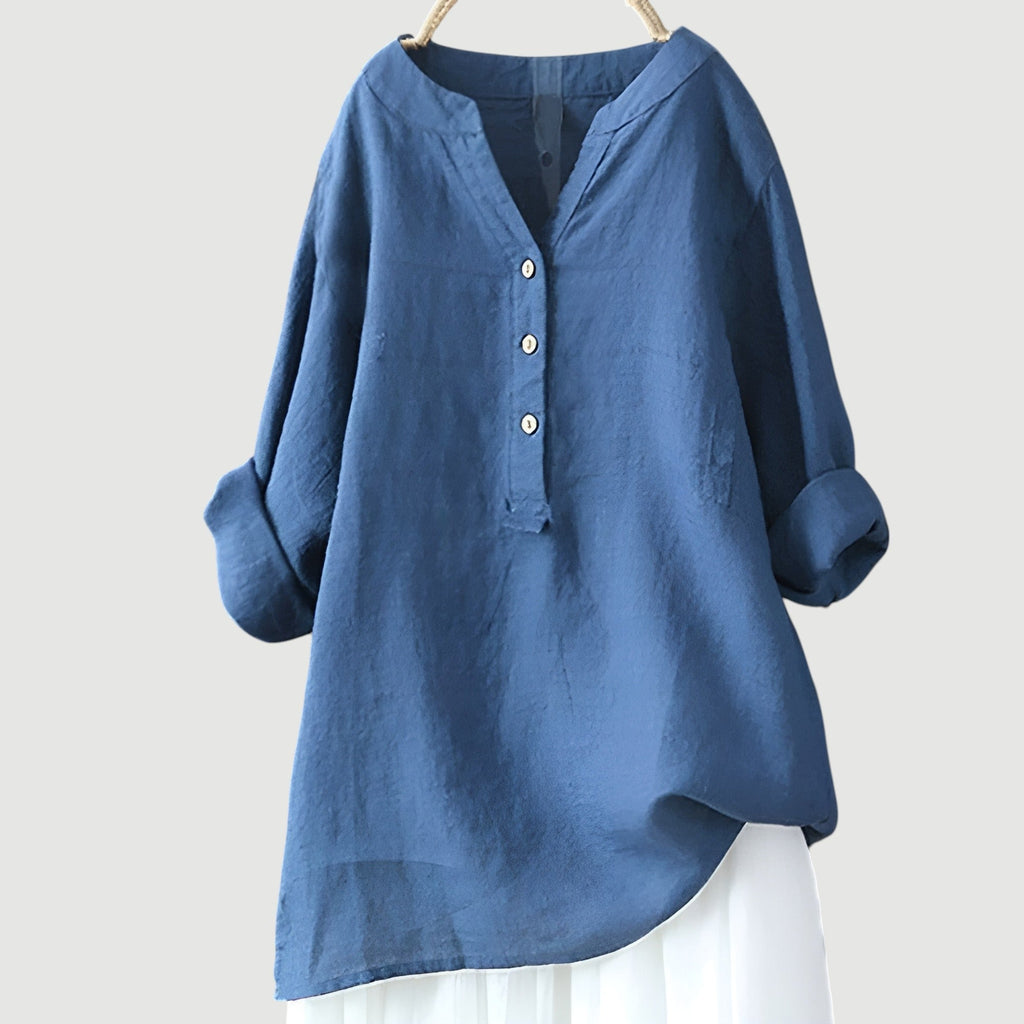 Top femme en lin léger | Style estival ample