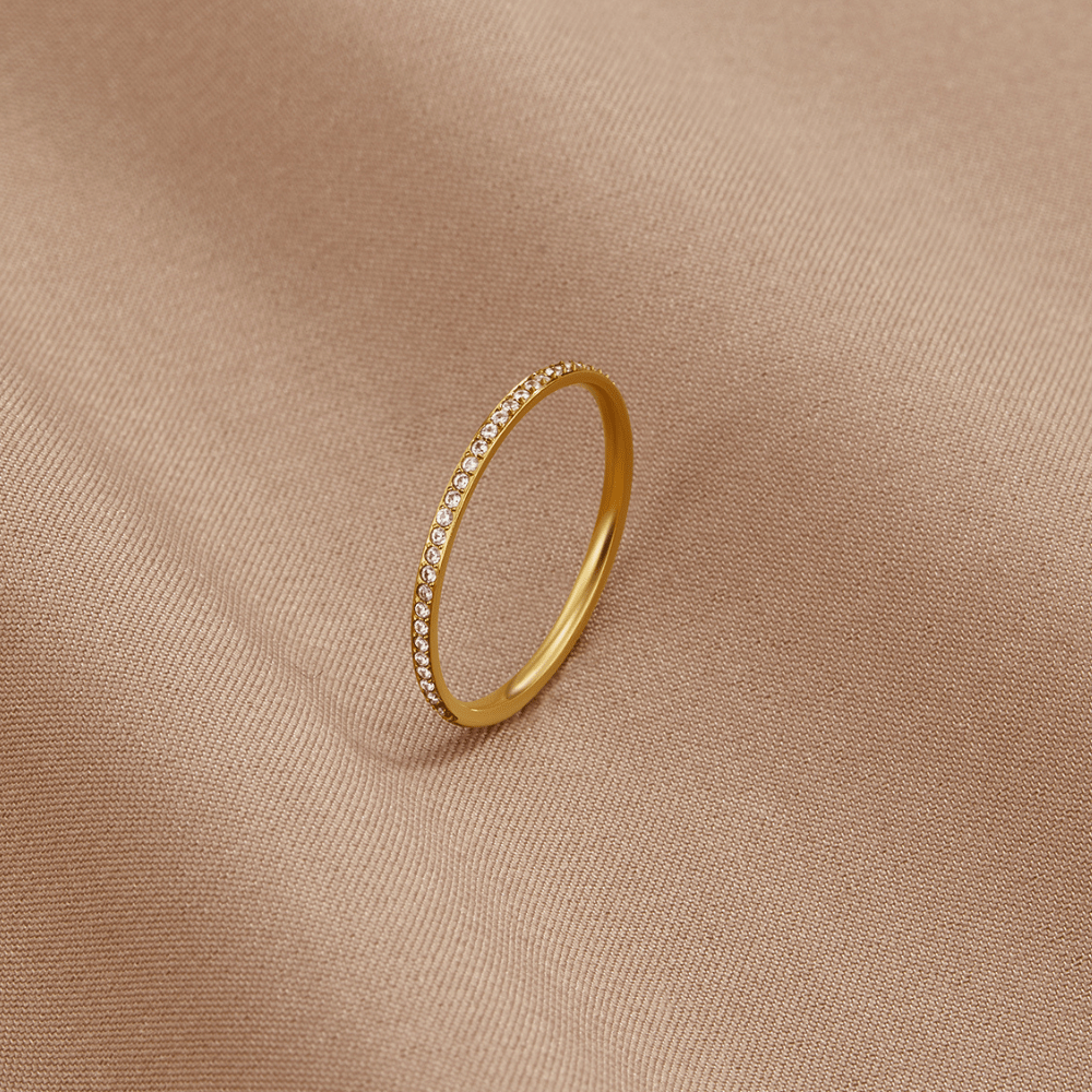 Bague Éternité en or 18 carats