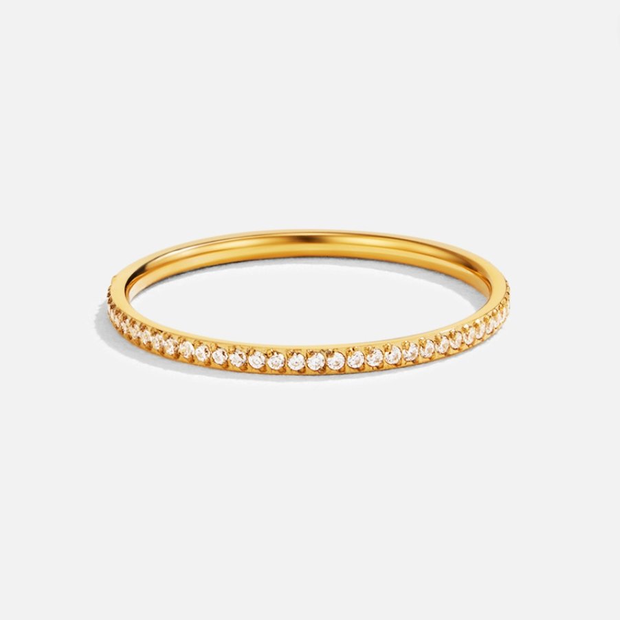 Bague Éternité en or 18 carats