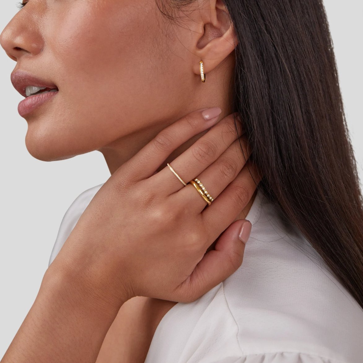 Bague Éternité en or 18 carats