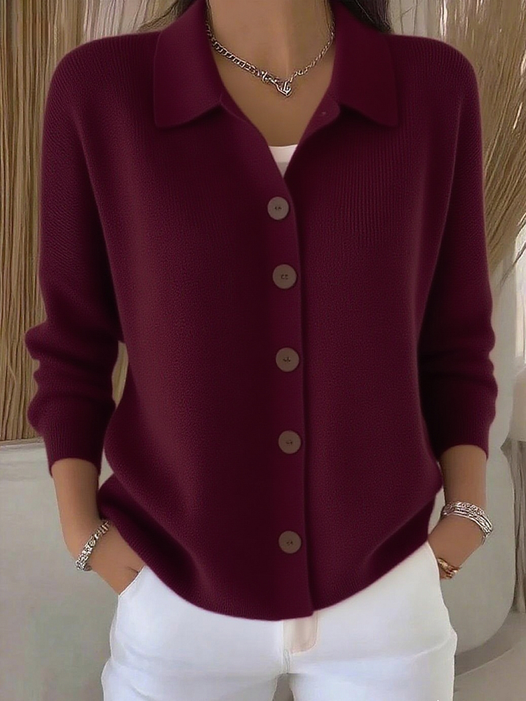 Cardigan féminin avec boutons