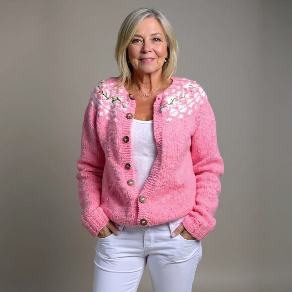 Vivian | Cardigan Vintage Islandais