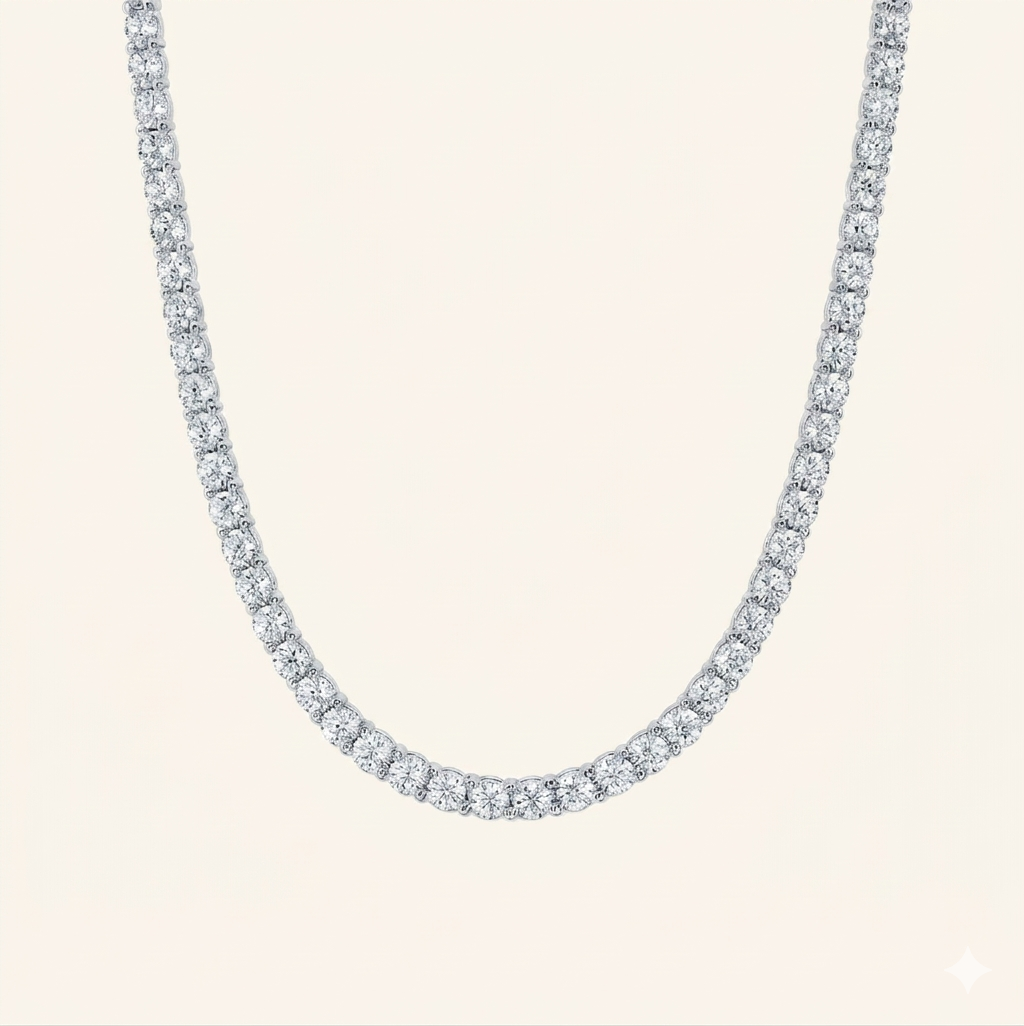 Collier tennis classique