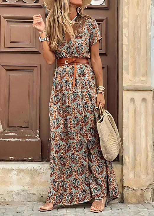Alanis - Robe Maxi Bohème Élégante