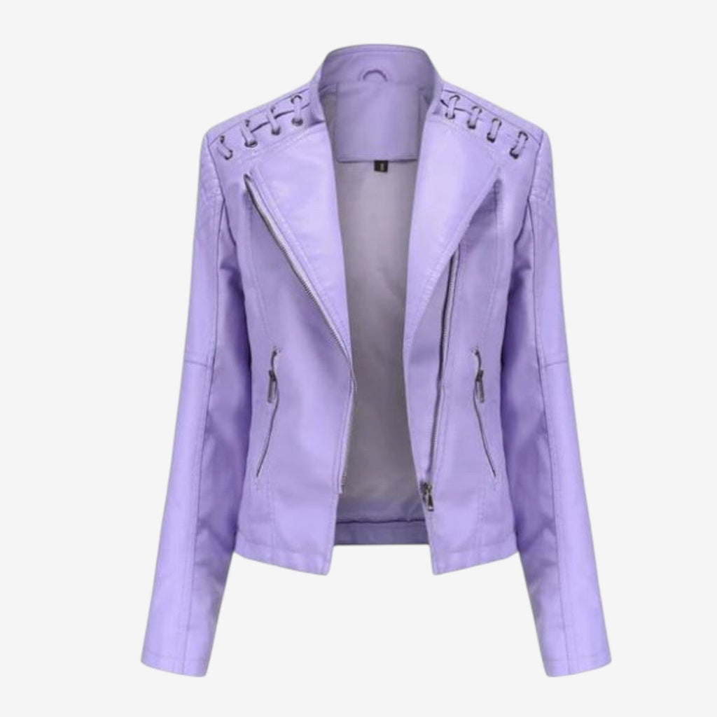 Fleur™ Veste de Moto Courte