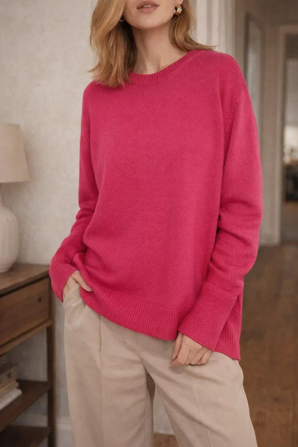 Pull décontracté à manches longues