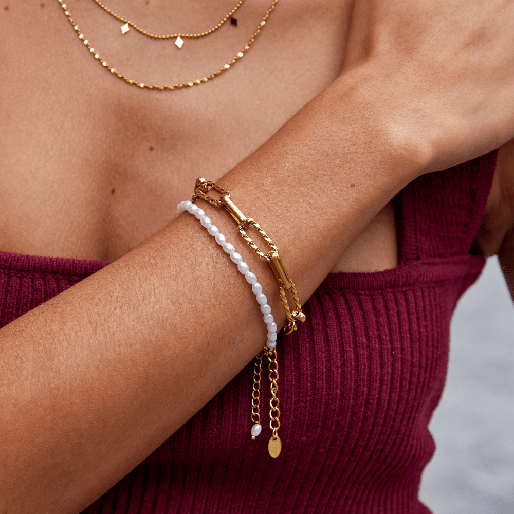 Bracelet à maillons épais