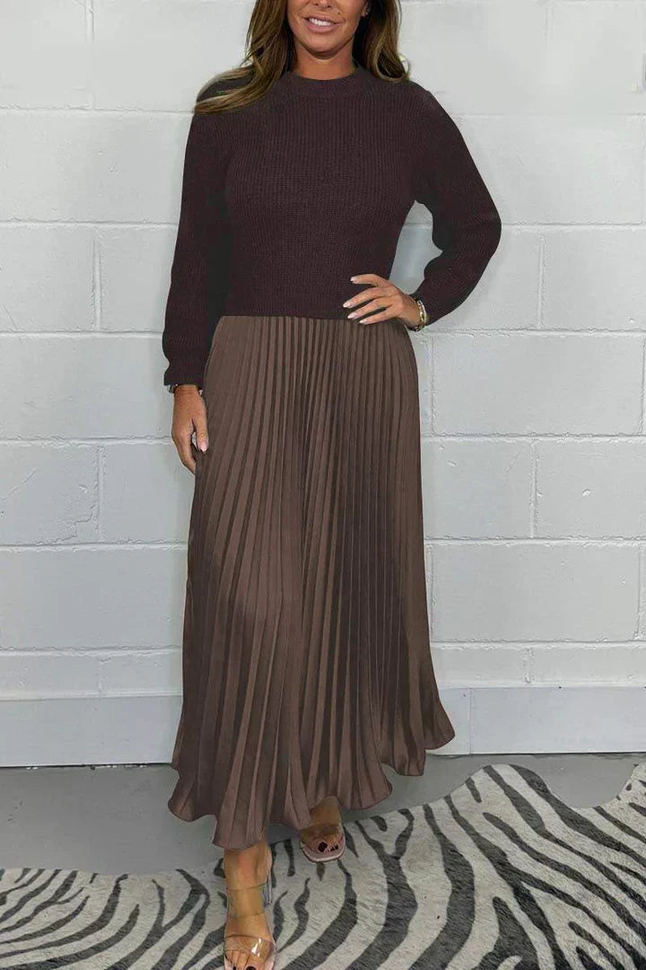 Claire | Élégant Robe Pull 2-en-1