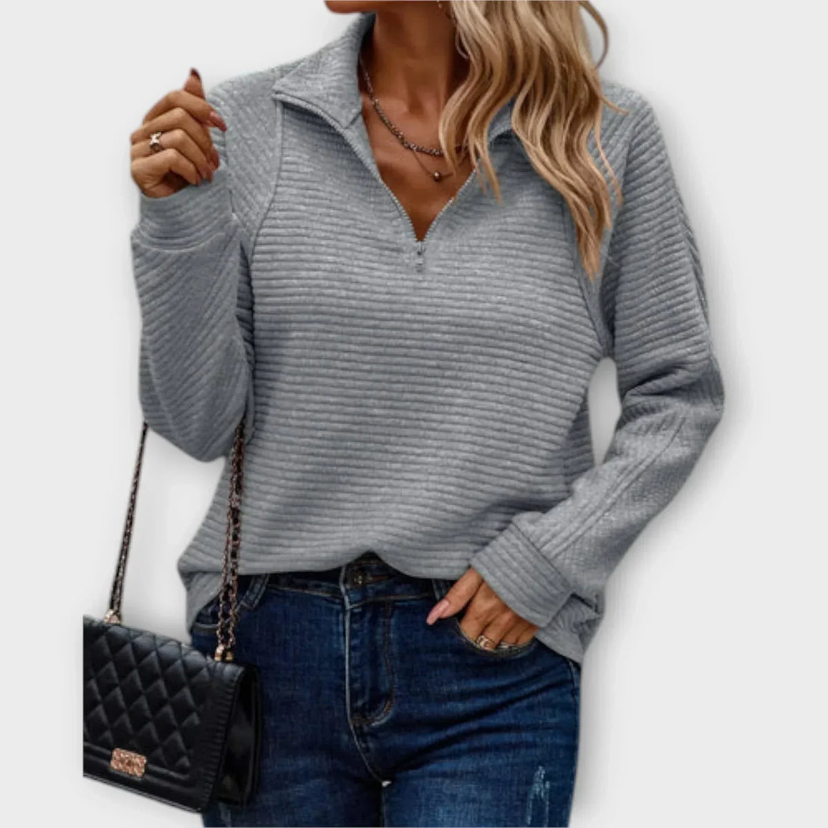 Seren – Pull à demi-zip