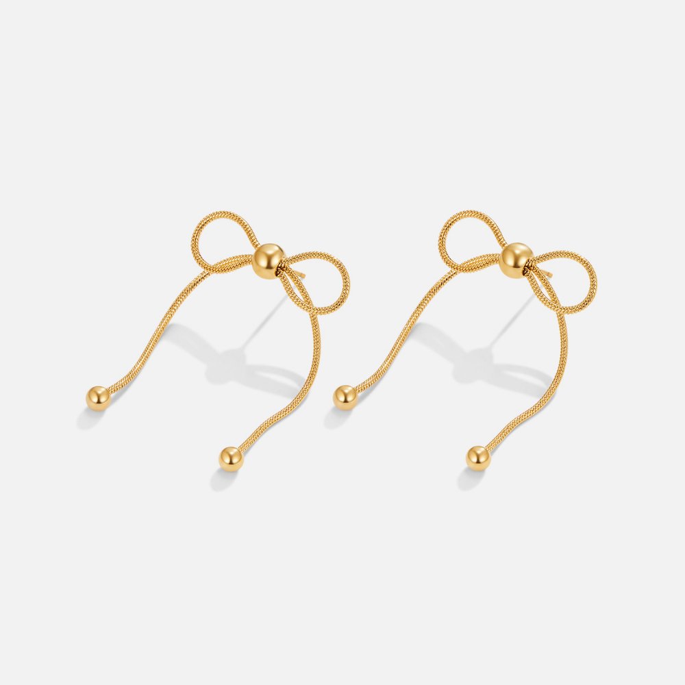Boucles d'oreilles Lyra à nœud