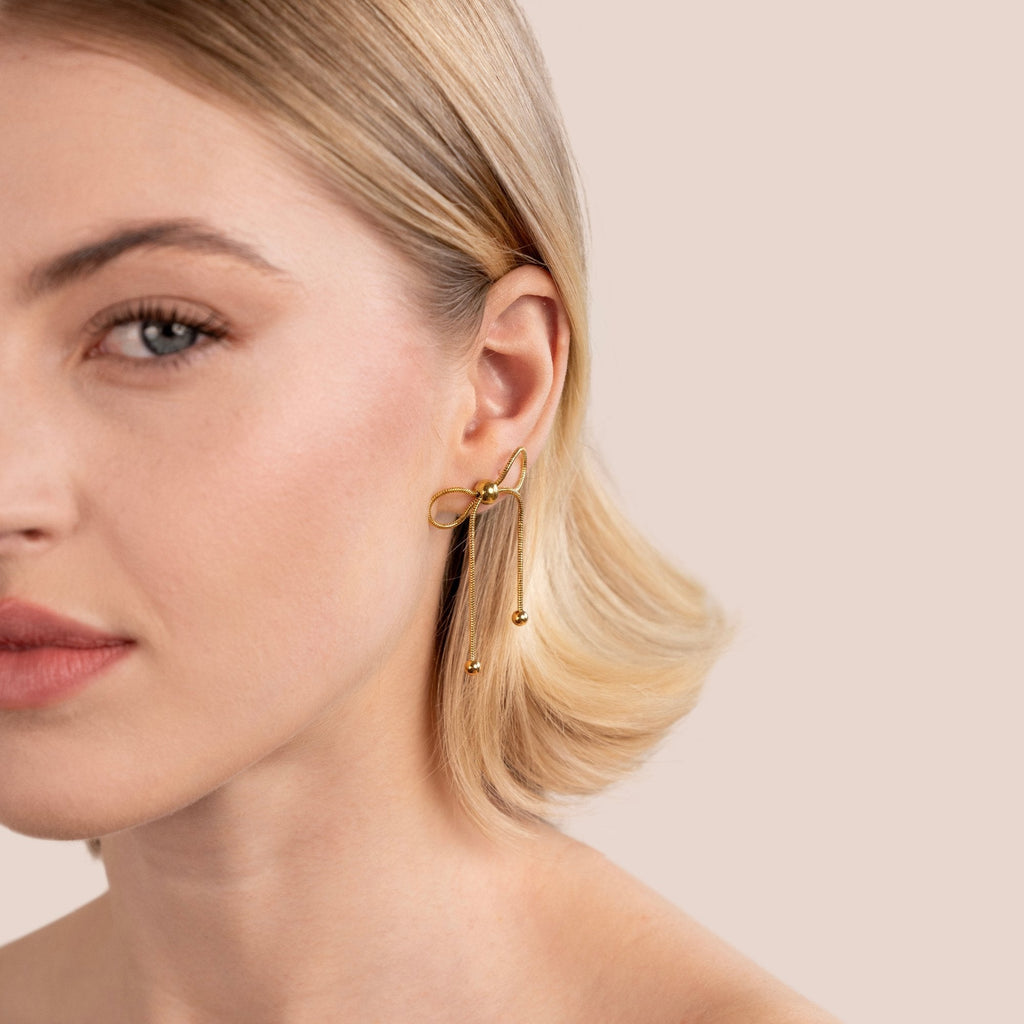 Boucles d'oreilles Lyra à nœud